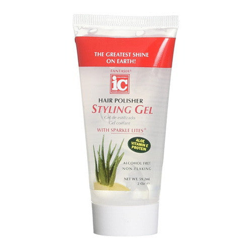 Fantasia Hair Polisher Styling Gel With Sparkle Lites 2 Oz